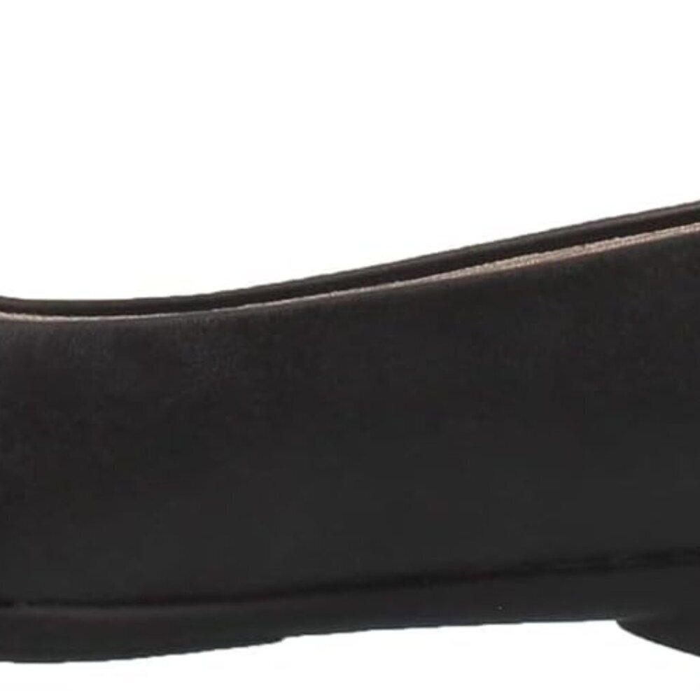 Women's Faux Leather Flats 8 Medium Wide Slip-On Comfort Stylish - Picture 5 of 8